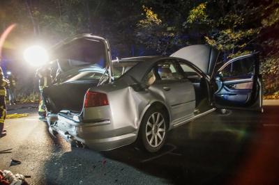 Stuttgart Sillenbuch: Schwerer Auffahrunfall mit zwei Schwerverletzten